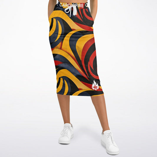 FireFlow Women's Pocket Midi Skirt